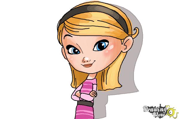 How to Draw Penny Peterson from Mr. Peabody &Amp; Sherman - Step 10 How to Draw Penny Peterson from Mr. Peabody &Amp; Sherman - Step 10