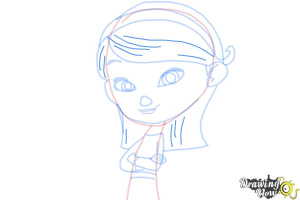 How to Draw Penny Peterson from Mr. Peabody &Amp; Sherman - Step 8 How to Draw Penny Peterson from Mr. Peabody &Amp; Sherman - Step 8