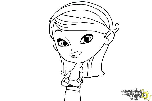 How to Draw Penny Peterson from Mr. Peabody &Amp; Sherman - Step 9 How to Draw Penny Peterson from Mr. Peabody &Amp; Sherman - Step 9