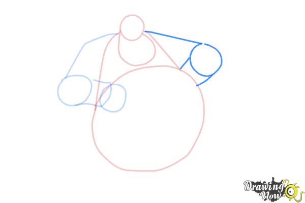 How to Draw Pete, Disney Villain - Step 4 How to Draw Pete, Disney Villain - Step 4