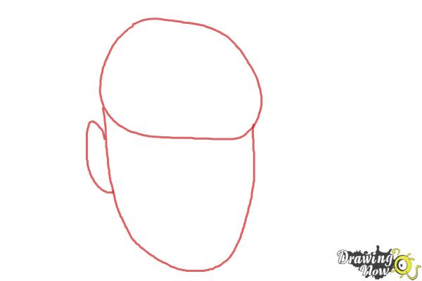 How to Draw Pierce Brosnan - Step 1 How to Draw Pierce Brosnan - Step 1