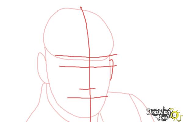 How to Draw Pierce Brosnan - Step 3 How to Draw Pierce Brosnan - Step 3