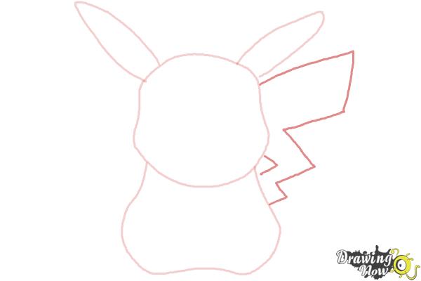 How to Draw Pikachu Easy - Step 4 How to Draw Pikachu Easy - Step 4