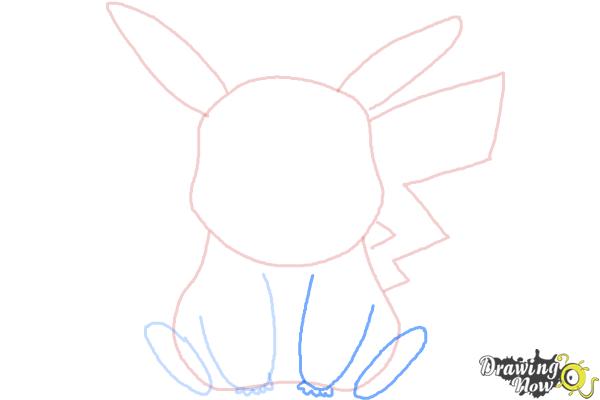 How to Draw Pikachu Easy - Step 6 How to Draw Pikachu Easy - Step 6