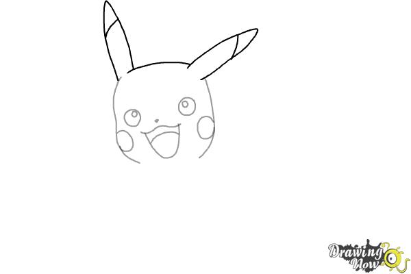 How to Draw Pikachu (Ver 2) - Step 4 How to Draw Pikachu (Ver 2) - Step 4