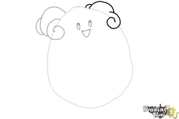 How to Draw Pokemon - Blissey - Step 4 How to Draw Pokemon - Blissey - Step 4