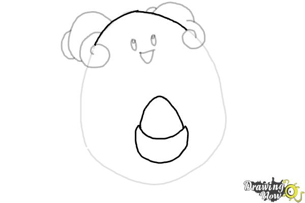 How to Draw Pokemon - Blissey - Step 5 How to Draw Pokemon - Blissey - Step 5