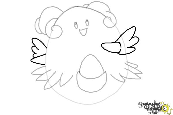 How to Draw Pokemon - Blissey - Step 7 How to Draw Pokemon - Blissey - Step 7