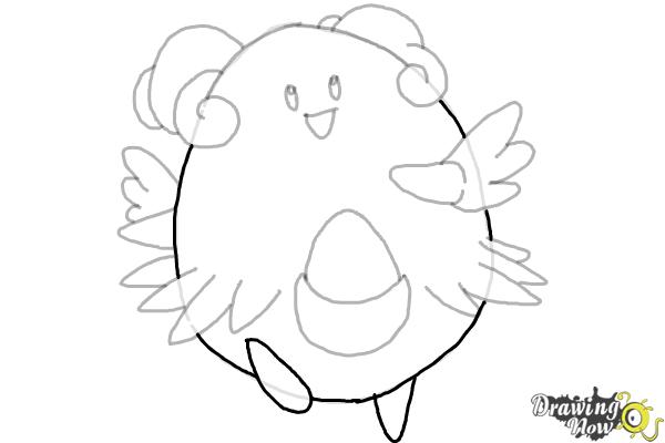 How to Draw Pokemon - Blissey - Step 8 How to Draw Pokemon - Blissey - Step 8