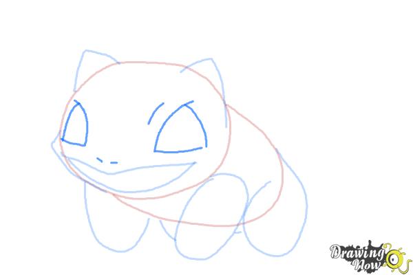 How to Draw Pokemon Bulbasaur - Step 5 How to Draw Pokemon Bulbasaur - Step 5