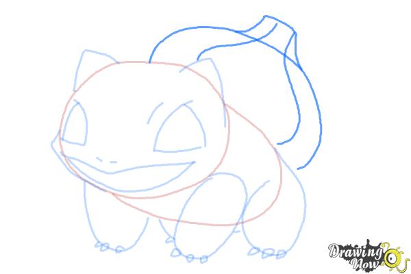 How to Draw Pokemon Bulbasaur - Step 7 How to Draw Pokemon Bulbasaur - Step 7