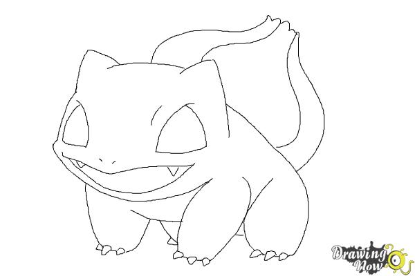 How to Draw Pokemon Bulbasaur - Step 8 How to Draw Pokemon Bulbasaur - Step 8