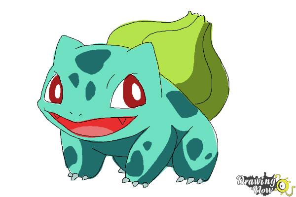 How to Draw Pokemon Bulbasaur - Step 9 How to Draw Pokemon Bulbasaur - Step 9