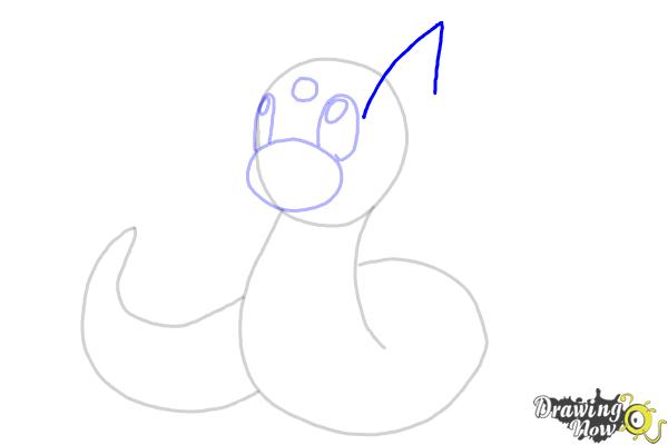 How to Draw Pokemon - Dratini - Step 7 How to Draw Pokemon - Dratini - Step 7