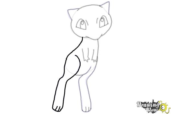 How to Draw Pokemon - Mew - Step 10 How to Draw Pokemon - Mew - Step 10