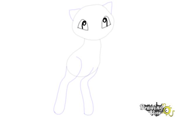 How to Draw Pokemon - Mew - Step 5 How to Draw Pokemon - Mew - Step 5