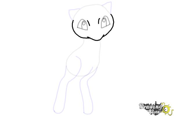How to Draw Pokemon - Mew - Step 6 How to Draw Pokemon - Mew - Step 6