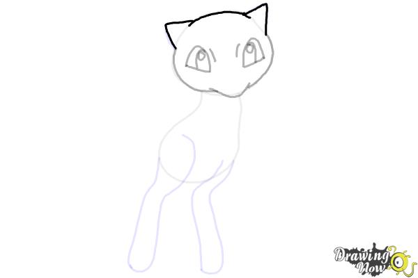 How to Draw Pokemon - Mew - Step 7 How to Draw Pokemon - Mew - Step 7