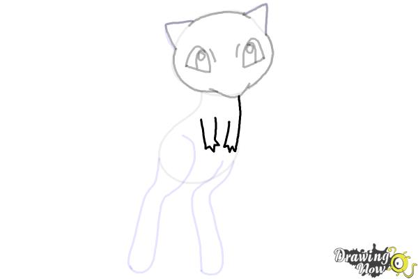 How to Draw Pokemon - Mew - Step 8 How to Draw Pokemon - Mew - Step 8