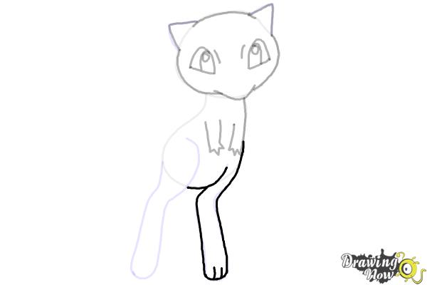 How to Draw Pokemon - Mew - Step 9 How to Draw Pokemon - Mew - Step 9