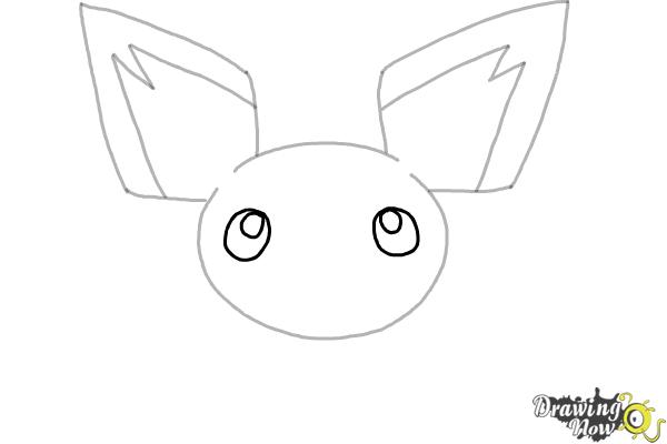 How to Draw Pokemon - Pichu - Step 4 How to Draw Pokemon - Pichu - Step 4