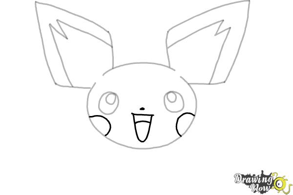 How to Draw Pokemon - Pichu - Step 5 How to Draw Pokemon - Pichu - Step 5