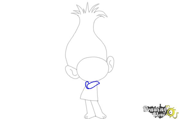 How to Draw Poppy from Trolls - Step 5 How to Draw Poppy from Trolls - Step 5