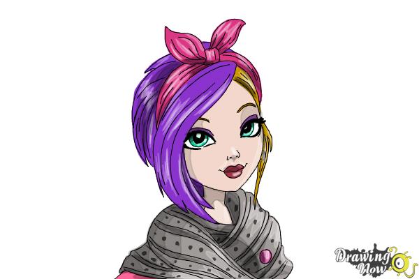 How to Draw Poppy O'Hair from Ever After High - Step 15 How to Draw Poppy O'Hair from Ever After High - Step 15