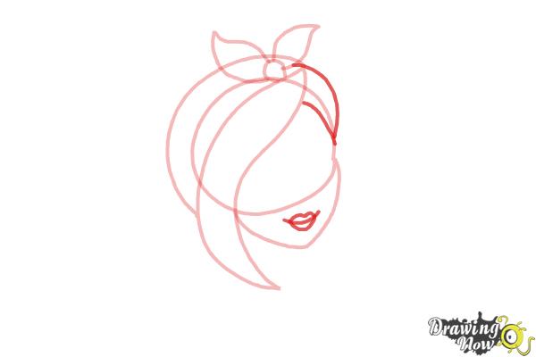 How to Draw Poppy O'Hair from Ever After High - Step 4 How to Draw Poppy O'Hair from Ever After High - Step 4