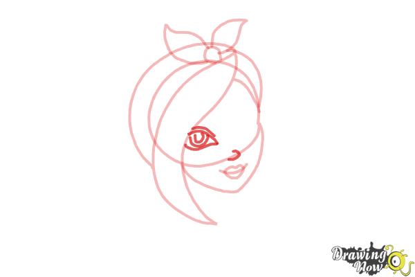 How to Draw Poppy O'Hair from Ever After High - Step 5 How to Draw Poppy O'Hair from Ever After High - Step 5