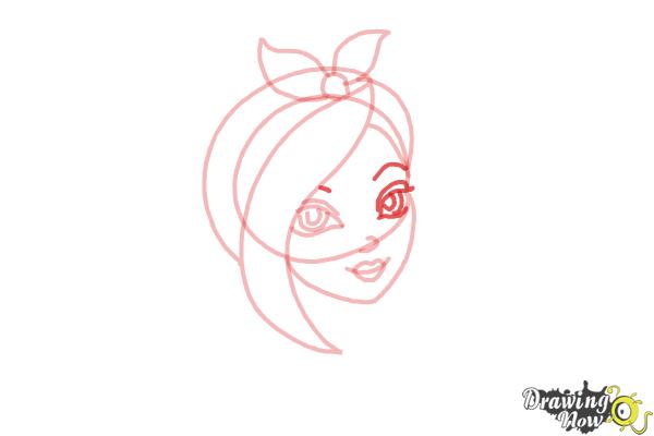 How to Draw Poppy O'Hair from Ever After High - Step 6 How to Draw Poppy O'Hair from Ever After High - Step 6