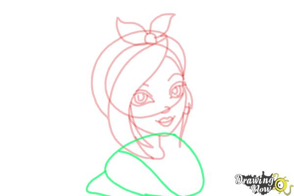 How to Draw Poppy O'Hair from Ever After High - Step 8 How to Draw Poppy O'Hair from Ever After High - Step 8