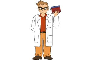 How to Draw Professor Oak from Pokemon