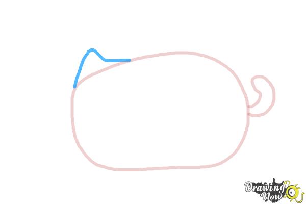 How to Draw Pusheen - Step 3 How to Draw Pusheen - Step 3