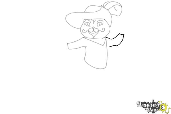 How to Draw Puss in Boots 2 - Step 11 How to Draw Puss in Boots 2 - Step 11