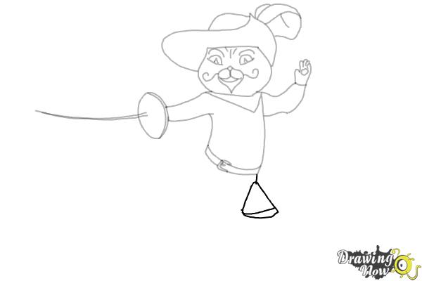 How to Draw Puss in Boots 2 - Step 15 How to Draw Puss in Boots 2 - Step 15