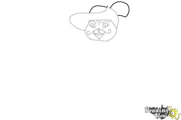 How to Draw Puss in Boots 2 - Step 8 How to Draw Puss in Boots 2 - Step 8