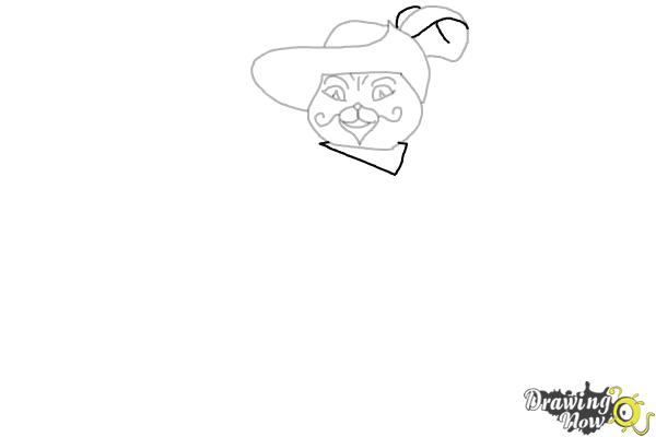 How to Draw Puss in Boots 2 - Step 9 How to Draw Puss in Boots 2 - Step 9