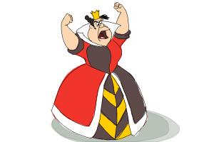 How to Draw Queen Of Hearts, Disney Villain