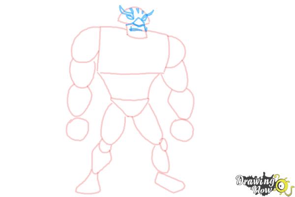 How to Draw Rath from Ben 10 Omniverse - Step 6 How to Draw Rath from Ben 10 Omniverse - Step 6