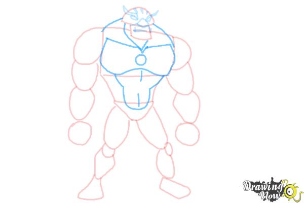 How to Draw Rath from Ben 10 Omniverse - Step 7 How to Draw Rath from Ben 10 Omniverse - Step 7