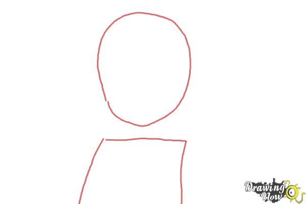 How to Draw Rikka Takanashi from Chuunibyou Demo Koi Ga Shitai - Step 1 How to Draw Rikka Takanashi from Chuunibyou Demo Koi Ga Shitai - Step 1