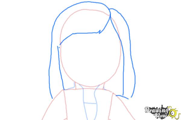 How to Draw Riley from Inside Out - Step 4 How to Draw Riley from Inside Out - Step 4
