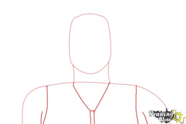 How to Draw Roman Reigns from WWE - Step 2 How to Draw Roman Reigns from WWE - Step 2