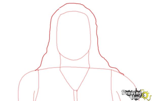 How to Draw Roman Reigns from WWE - Step 3 How to Draw Roman Reigns from WWE - Step 3