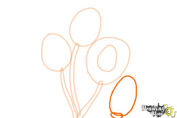 How to Draw Roses Step by Step - Step 4 How to Draw Roses Step by Step - Step 4