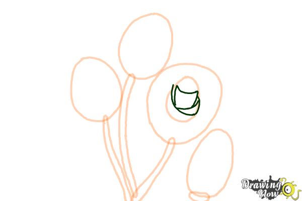 How to Draw Roses Step by Step - Step 5 How to Draw Roses Step by Step - Step 5