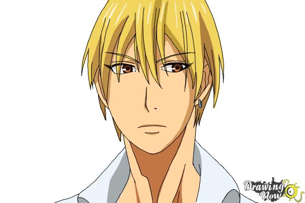 How to Draw Ryota Kise from Kuroko'S Basketball - Step 10