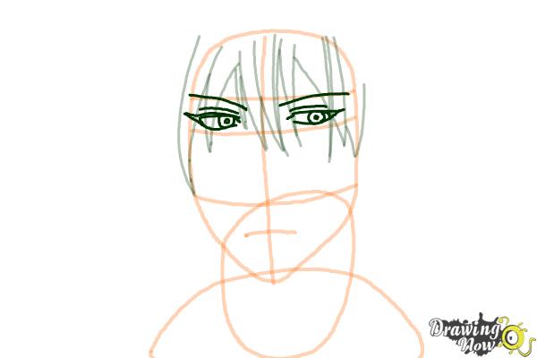 How to Draw Ryota Kise from Kuroko'S Basketball - Step 5