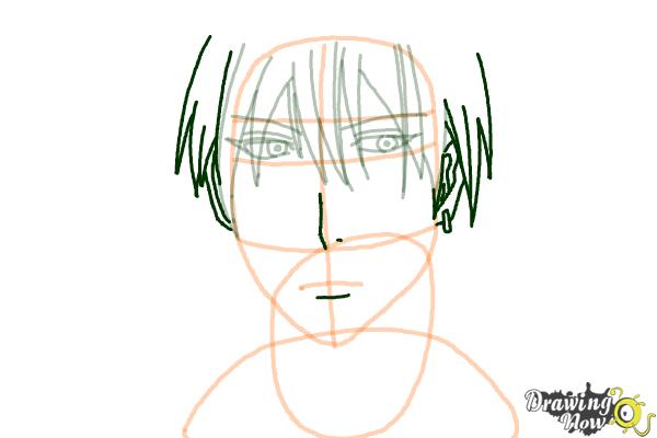 How to Draw Ryota Kise from Kuroko'S Basketball - Step 6